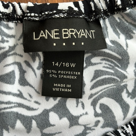 LANE BRYANT LONG SLEEVE DRESS WITH SASH - Picture 9 of 9